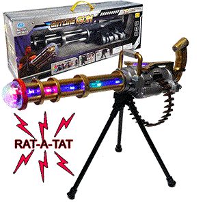 Wholesale Toy Gatling Guns With Lights Sound At Bluestarempire