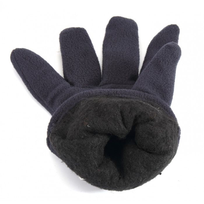 120 Bulk Men's Double Layer Fleece Gloves In Assorted Colors - at ...