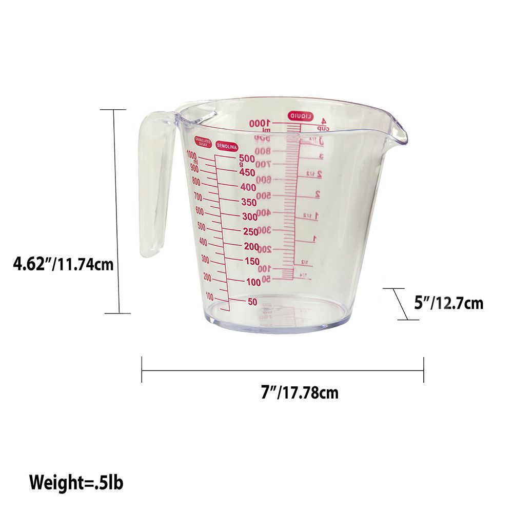 Home Basics Plastic Measuring Cup