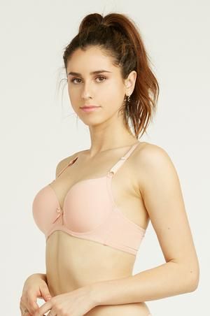 288 Pieces Sofra Ladies Full Cup Plain Cotton Bra C Cup - Womens