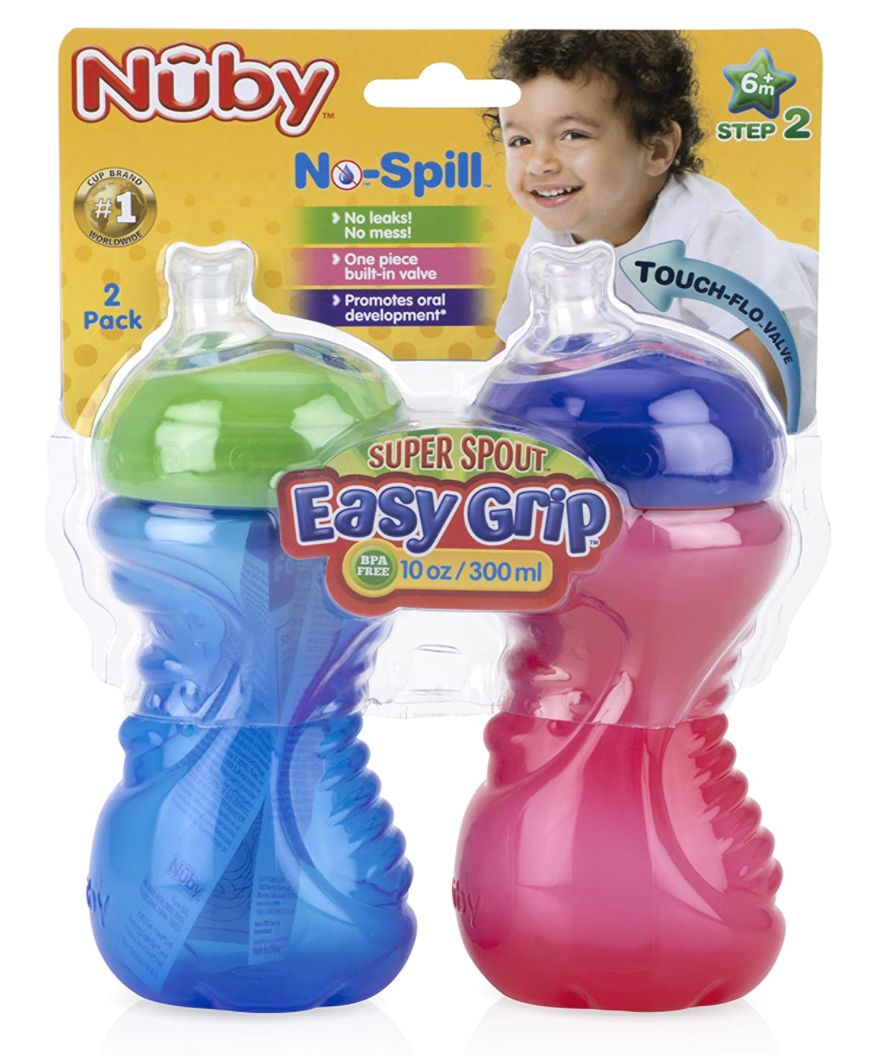Wholesale No Spill Sippy Cups - Easy Grip, 10 oz