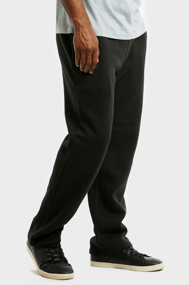 24 Bulk Men's Fleece Sweatpants In Black Size 3xl - at - bluestarempire.com