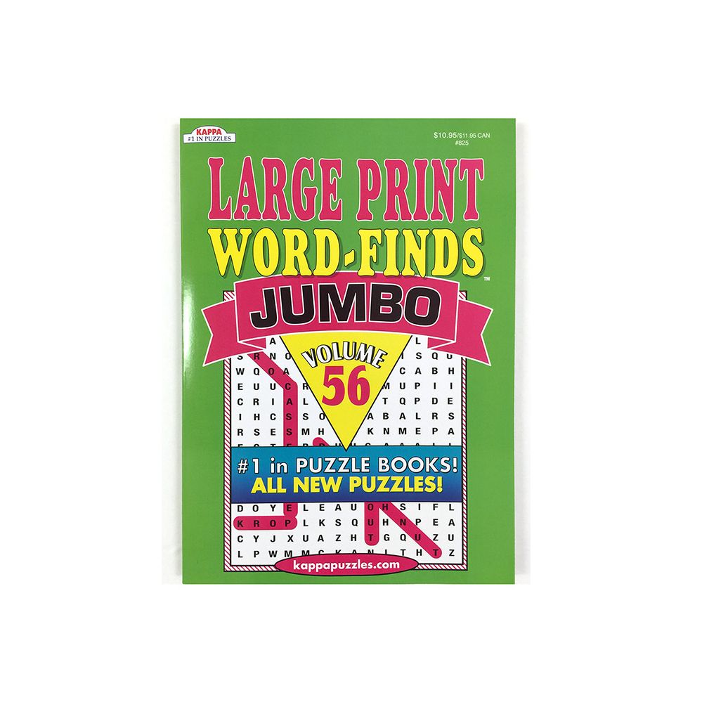 Wholesale KAPPA Jumbo Large Print Word Finds Puzzle Book ...