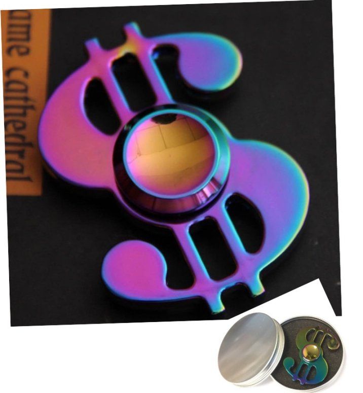 Wholesale Fidget Spinner [Rainbow Metal $ - at 