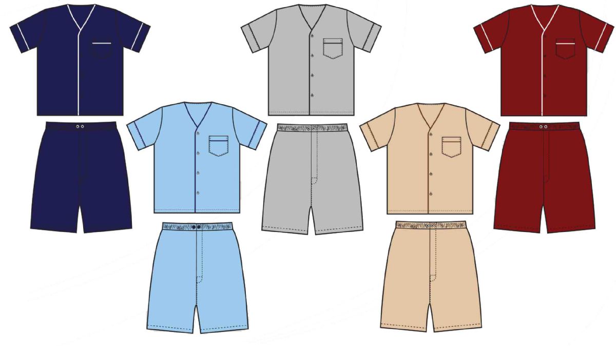 Bluestarempire 48 Bulk 2 Piece Mens Shorts Sleeve Pajama Set Assorted Colors and Sizes S XL Wholesale