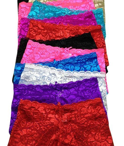 240 Wholesale Womens Lace Panties Size Assorted - at