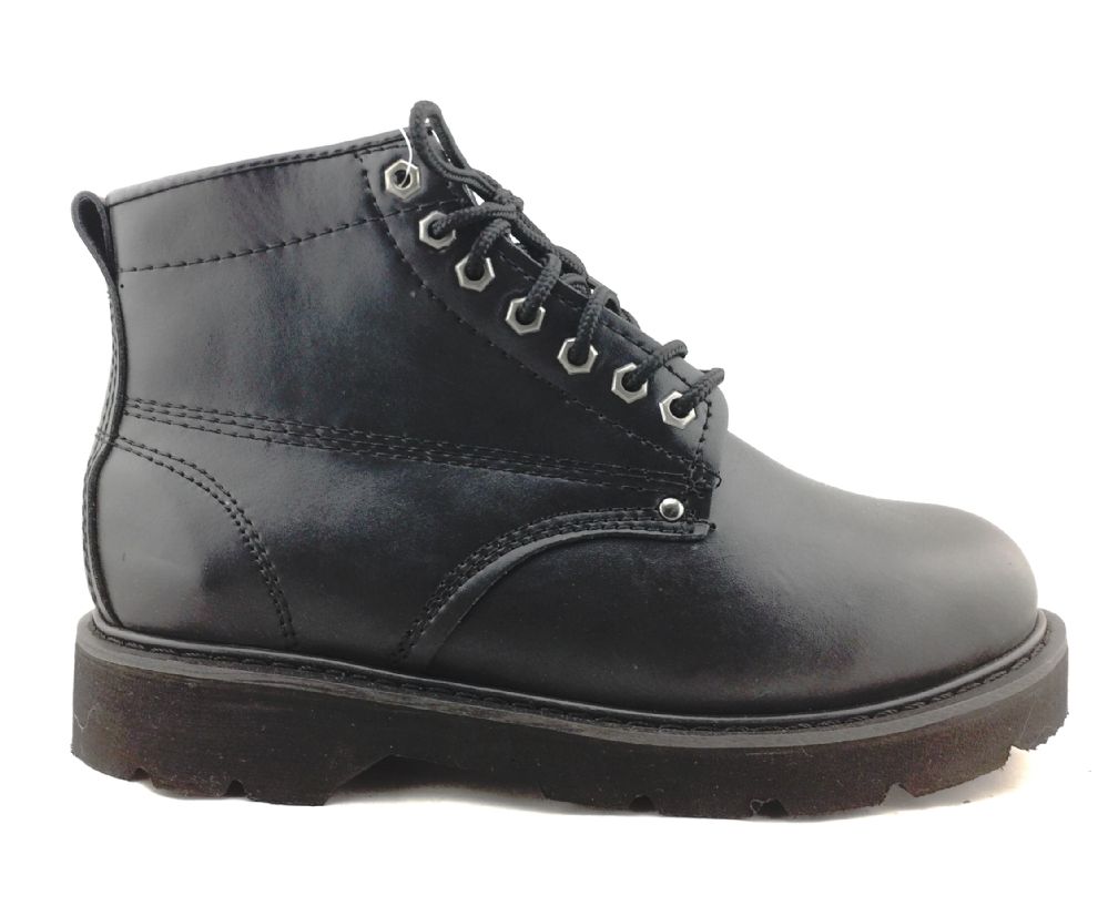 12 Bulk Men's Genuine Leather Boots Black Sizes 6-15 Open Stock - at ...