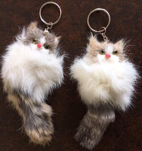 Kitten keychain on sale