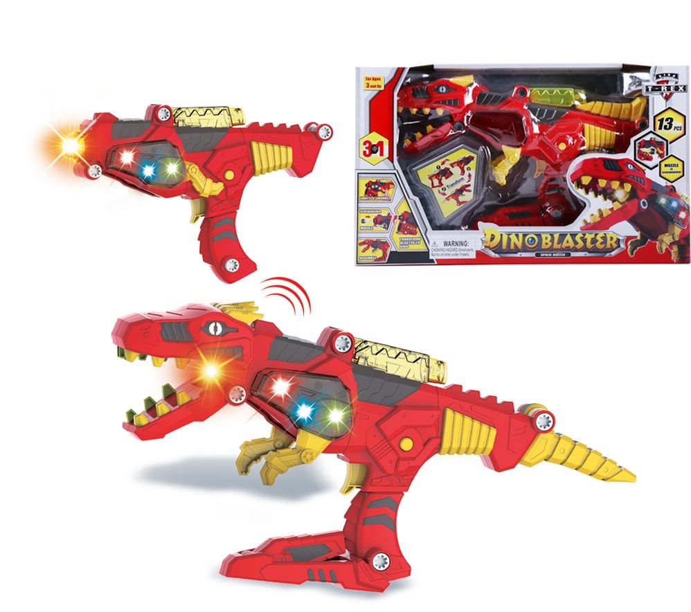 18 Bulk Dinosaur Space Gun With Light And Sound - at - bluestarempire.com