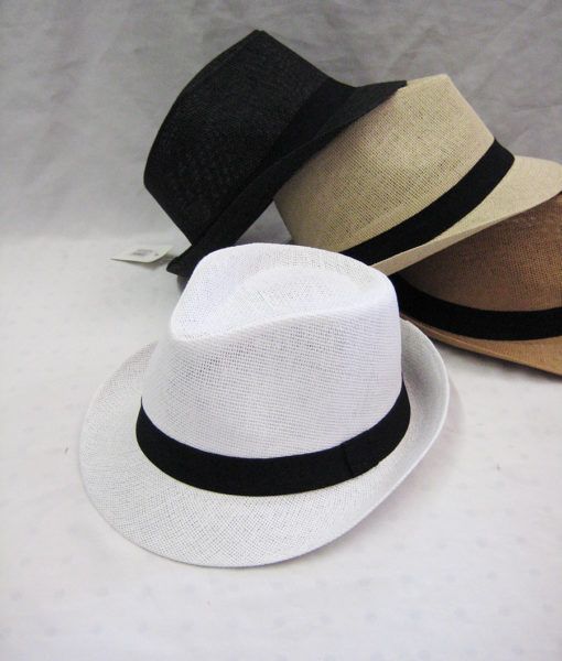 36 Bulk Unisex Assorted Fedora Hat - at - bluestarempire.com