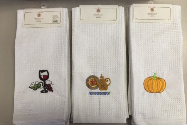 kitchen towel hand embroidery design