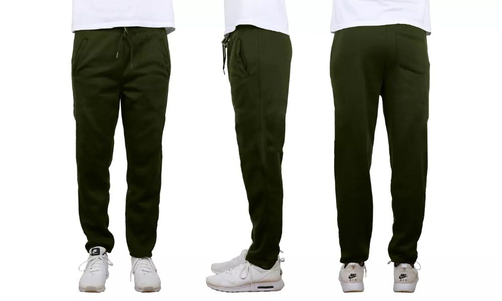 leather look joggers petite