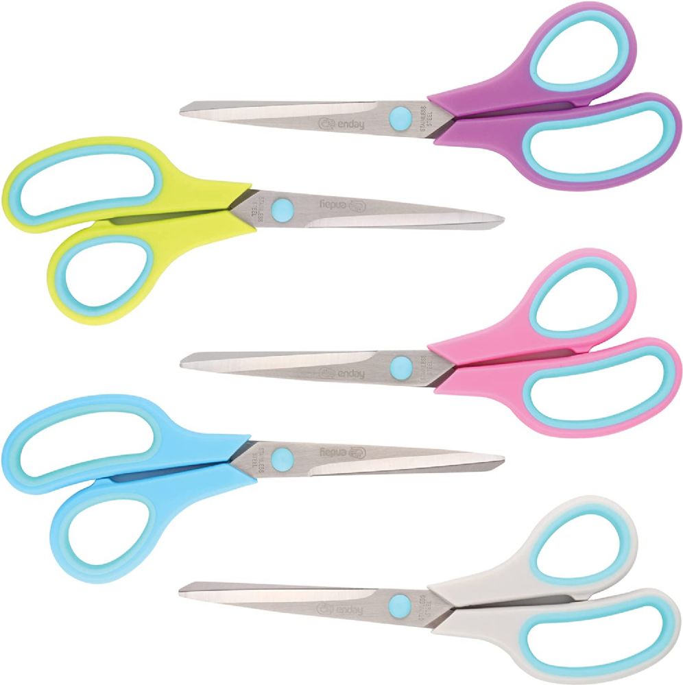 12 Wholesale 8 Scissors Blue - at 