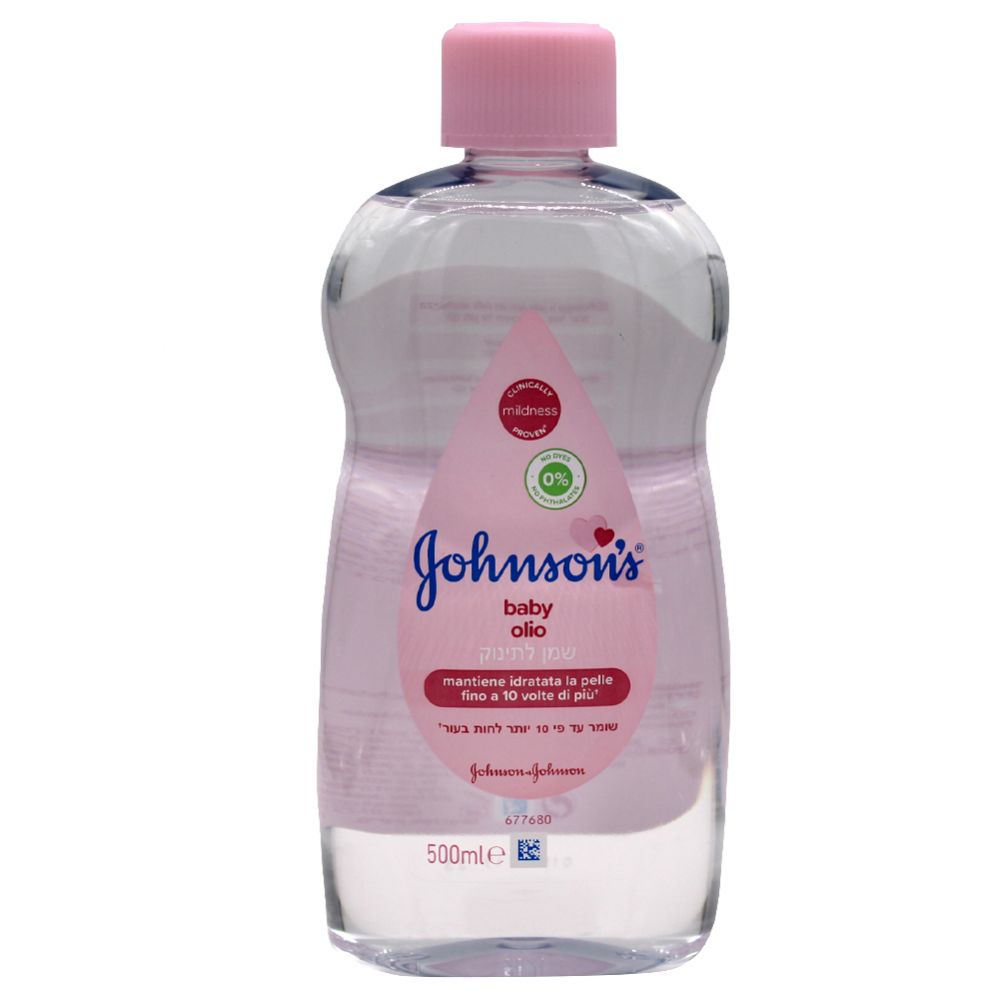 Johnson & Johnson Baby Oil Original Scent 500 ml (Case of 12)