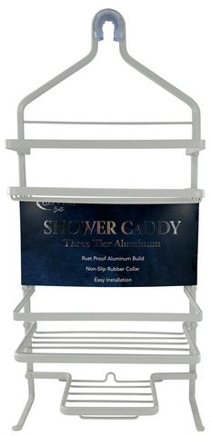 Aluminum 3 Tier Shower Caddy