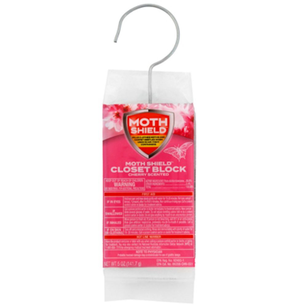 Moth Shield Closet Block Cherry Scented, 5 oz.