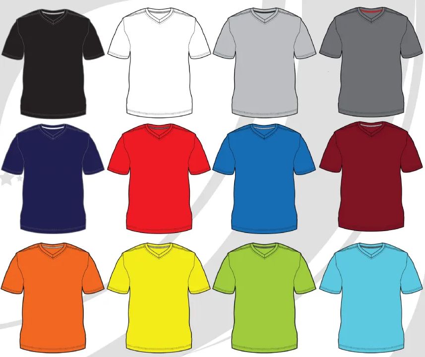 V neck moisture wicking hot sale tees