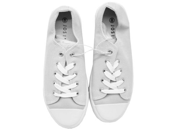 Wholesale white hot sale canvas shoes