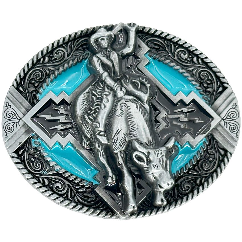 36 Wholesale Bull Riding Rodeo Belt Buckle - at