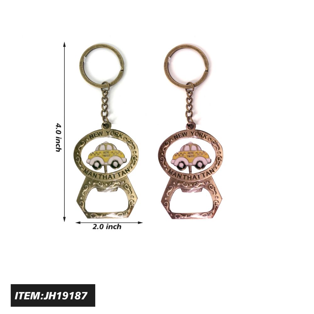 288 Wholesale 2 Metal Clip Keychain - at 