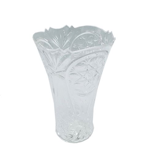 24 Bulk Clear Plastic Vase 12x20cm - at - bluestarempire.com