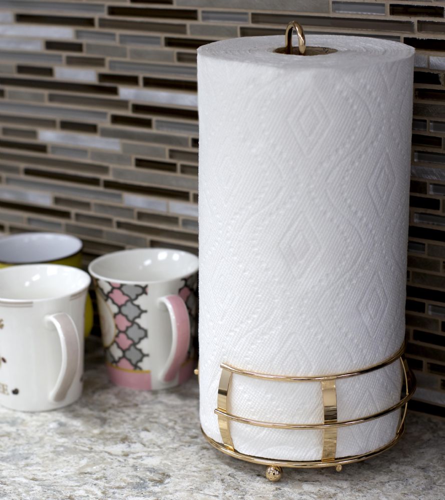 Home basics discount paper towel holder